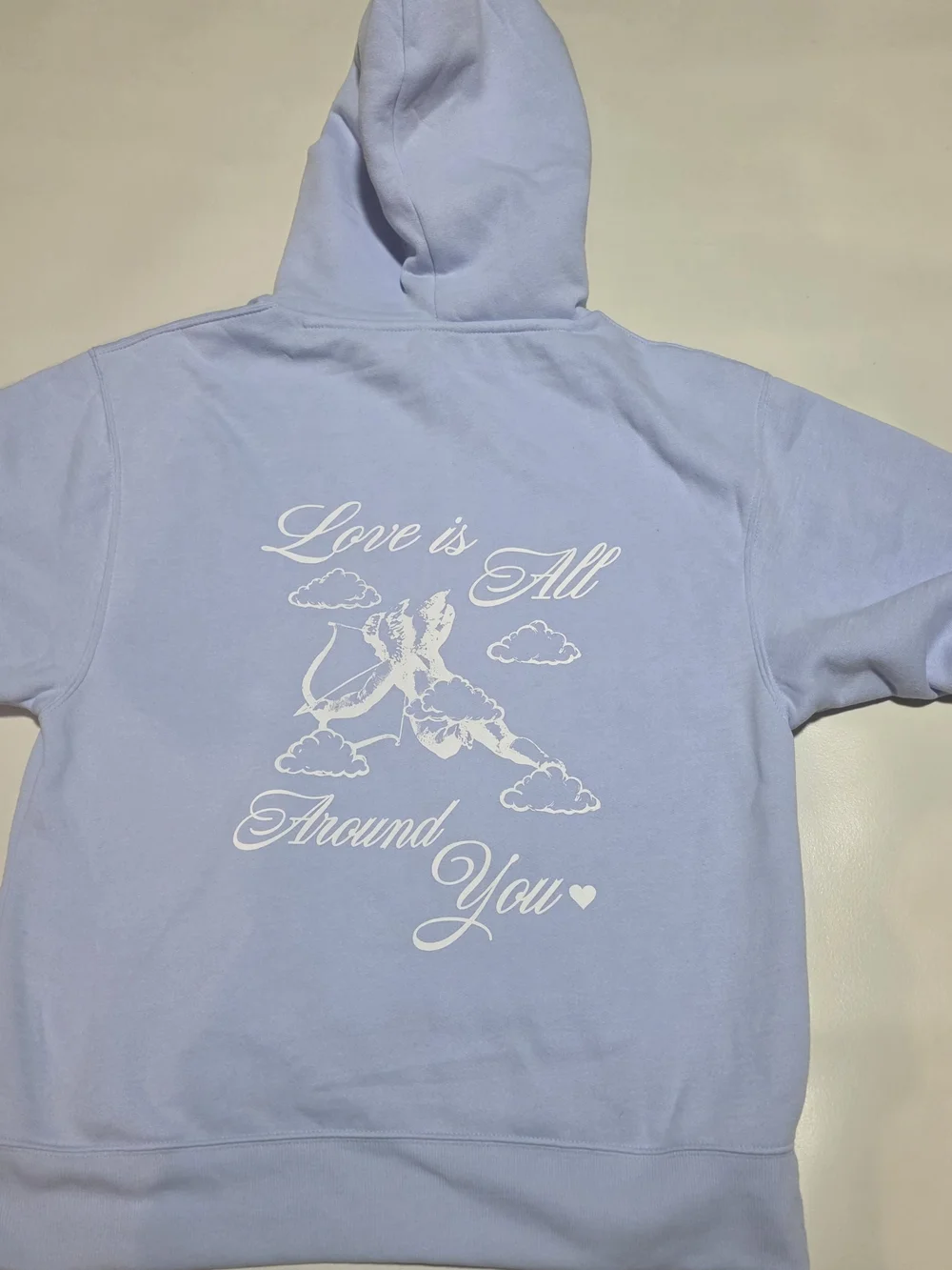 Wild Fable Women's Oversize Sweatshirt Hoodie, Size XS - Light Aqua Blue. - Picture 5 of 7